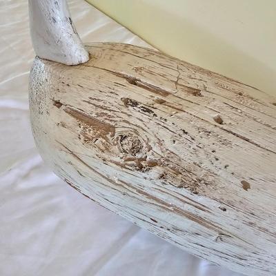 Hand Carved Vintage Wooden Swan (LR-JS)