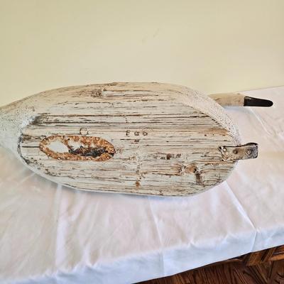 Hand Carved Vintage Wooden Swan (LR-JS)