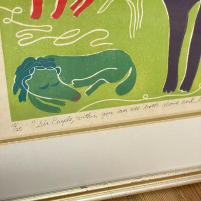 Edward Greenberg Art, Numbered, Signed & Framed (S-SS)