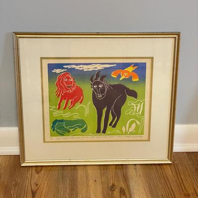Edward Greenberg Art, Numbered, Signed & Framed (S-SS)