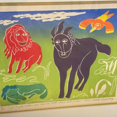 Edward Greenberg Art, Numbered, Signed & Framed (S-SS)