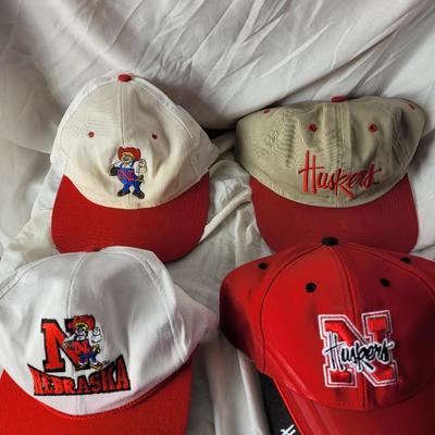 Lot of Nebraska cornhuskers hats