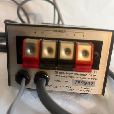 Stax Electrostatic Ear Speakers Plus Adapter (O-MG)