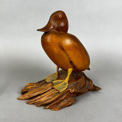 695 Vintage R.K. Hoffman Duck Carving