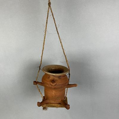 696 Handcrafted Signed Hanging Pots