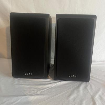Pair of Quad S-1 Bookshelf Speakers (O-MG)