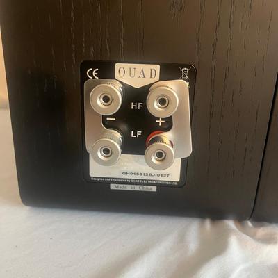 Pair of Quad S-1 Bookshelf Speakers (O-MG)