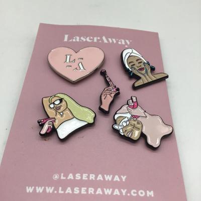 Laser Away pins