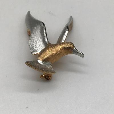Vintage bird pin