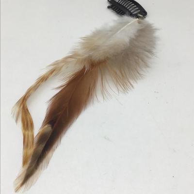 Feather hair accessories