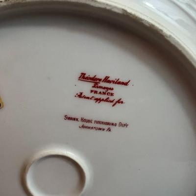 Antique Theodore Haviland Limoges France Serving Platter 11" x 9.5" in Good Preowned Condition.