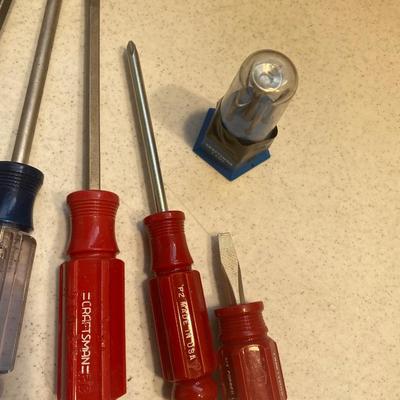 Craftsman Screwdrivers and an Adjustable wrench