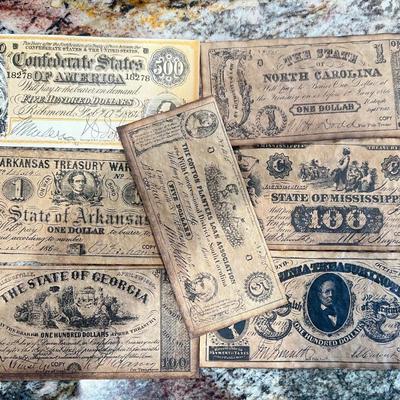 Reproduction Confederate currency