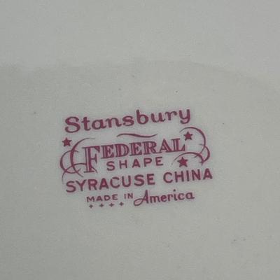 35 Piece Stansbury Federal Syracuse China Set