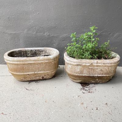 Two Outdoor Planters (S-SS)
