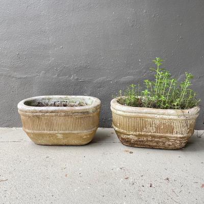 Two Outdoor Planters (S-SS)