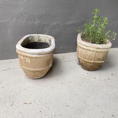 Two Outdoor Planters (S-SS)
