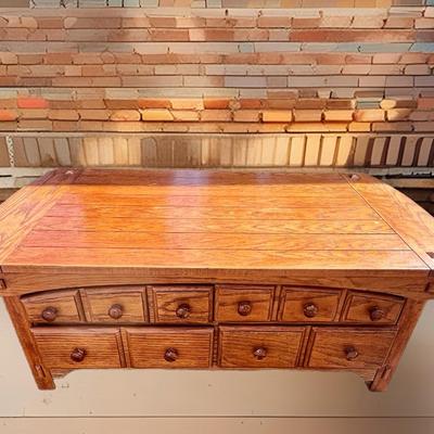 Retro Solid Wood Coffee Table
