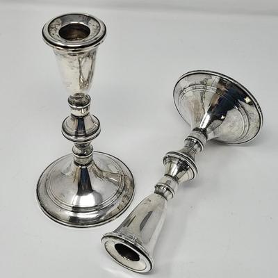 Duchin Creation Sterling Silver Candlestick Holders