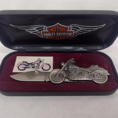 Harley Davidson Folding Pocket Cutlery in Original Box