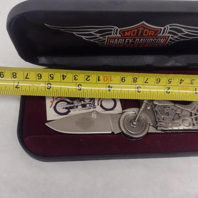 Harley Davidson Folding Pocket Cutlery in Original Box