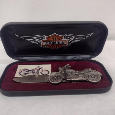 Harley Davidson Folding Pocket Cutlery in Original Box