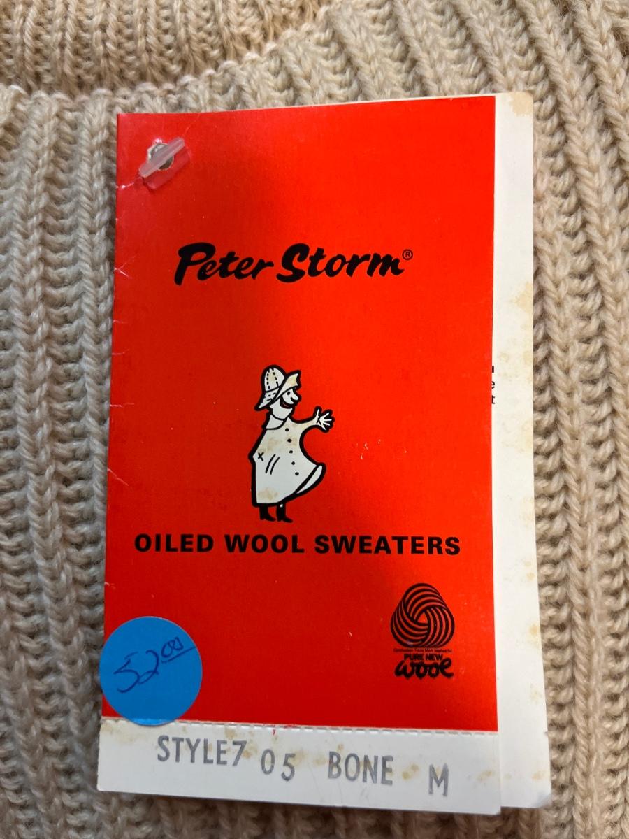 C109 Vintage Peter Storm oiled wool sweaters size medium EstateSales