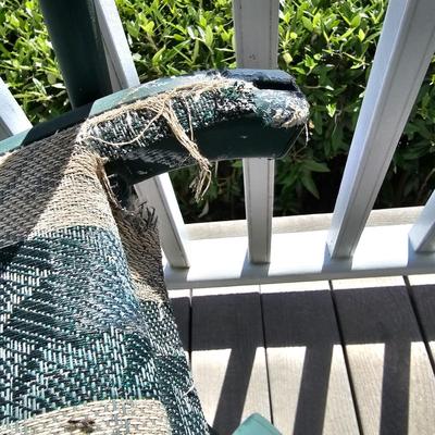 Tropitone Tall Square Patio Table + Four Swivel Chairs (OP-JS)