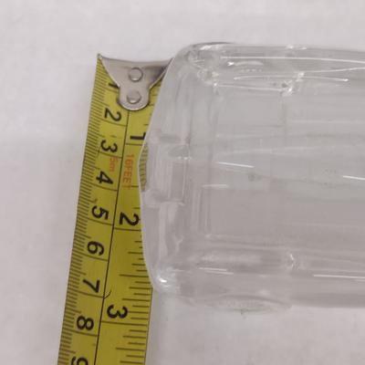 Vintage Crystal Hof Bauer Sports Car on Wooden Base (#46)