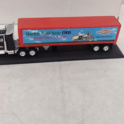 Harley Davidson 1966 Electra Glide Tractor Trailer with COA and Original Box (#49)