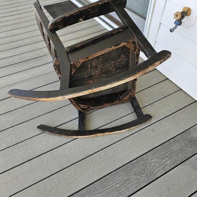 Two Old Style Rocking Chairs (OP-JS)