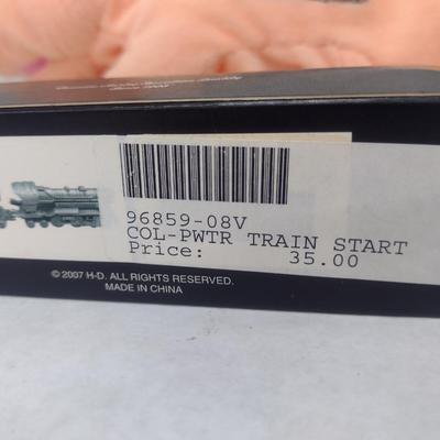 Collection of Harley Davidson Collectibles- Mug, Beanie Pig, Pewter Train, Shot Glass (#58)