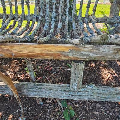 Primitive Arch Back Yard Bench (OY-JS)