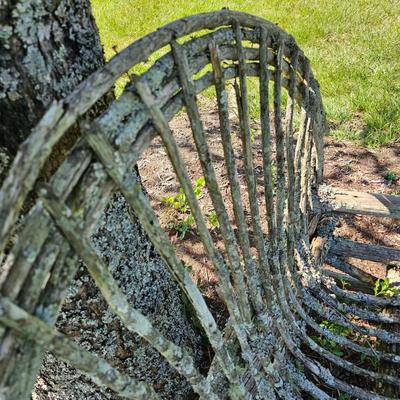 Primitive Arch Back Yard Bench (OY-JS)