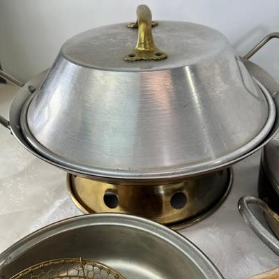 Copper plated Wok sauce pans, Cusineart