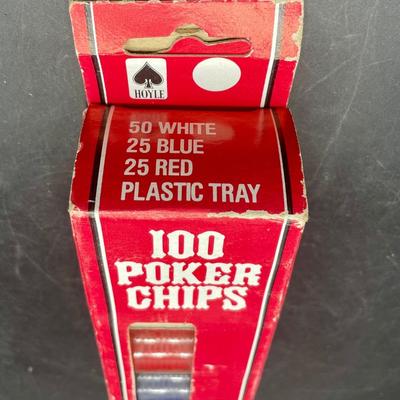 100 Poker Chips - NIB