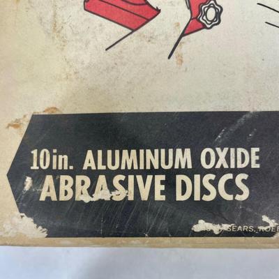 Lot of 5 Packages of 10â€ Abrasive Disks
