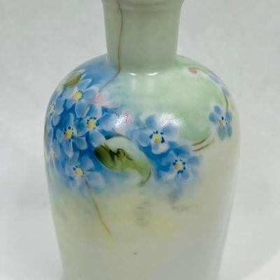 Limoges Small Bud Vase Porcelain Vase with crack
