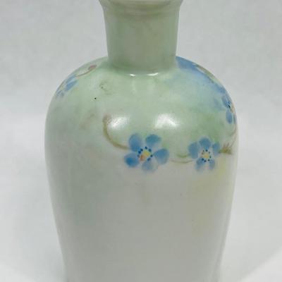 Limoges Small Bud Vase Porcelain Vase with crack