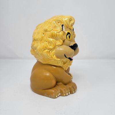 Vintage 1970's Atlantic Lion Ceramic Bank