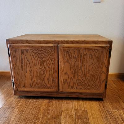 Two Door Vintage Solid Wood Cabinet - San Diego Design