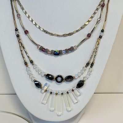 Lot 236: Lia Sophia, Beaded Necklaces & More