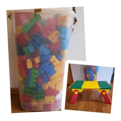 Mega Lego Blocks & Lego Table
