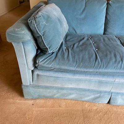 Vintage Blue Sofa / Couch