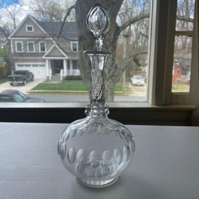 Victorian Crystal Decanter with Stopper