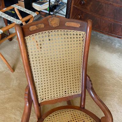 Victorian Cane Seat and Back Chairs