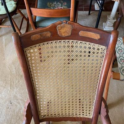 Victorian Cane Seat and Back Chairs