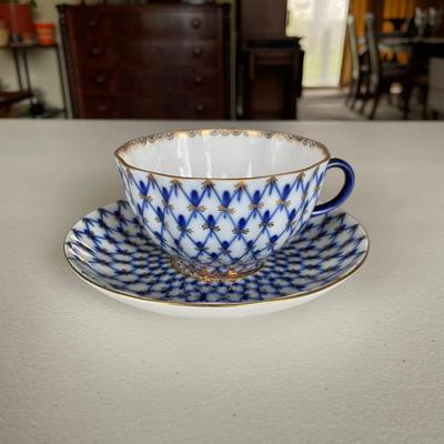 Lomonosov Imperial Porcelain Tea and Coffee Service Set