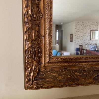 Large Gold Gilt Framed Mirror