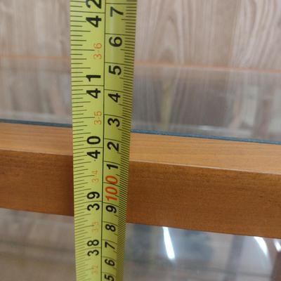 Vintage Waddell Wood and Glass Display Case